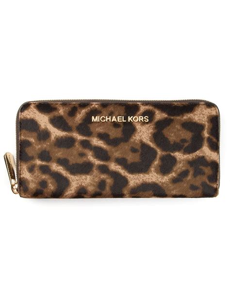 leopard wallet michael kors